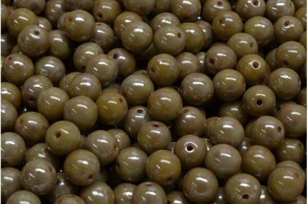 Round Druck Beads 6mm - Image 1