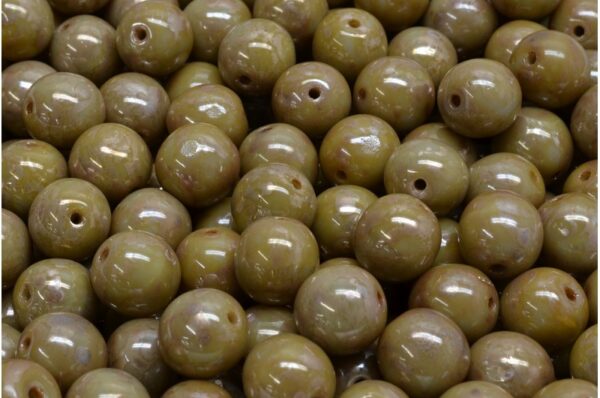 Round Druck Beads 8mm - Image 1