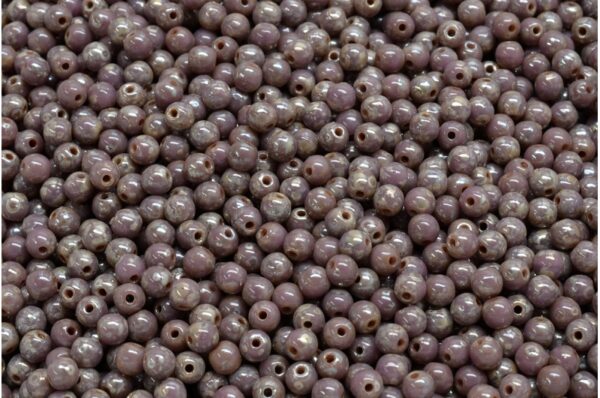 Round Druck Beads 3mm - Image 1