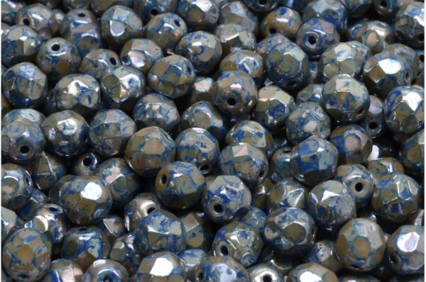 Firepolished Round Beads 6mm - Image 1