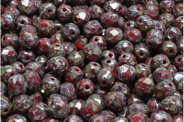 Firepolished Round Beads 6mm - Image 1