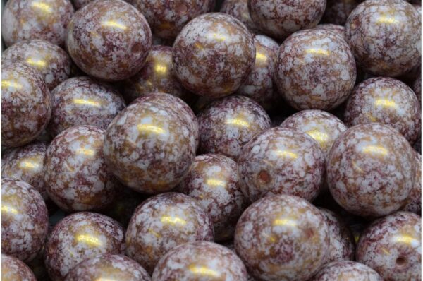 Round Druck Beads 12mm - Image 1