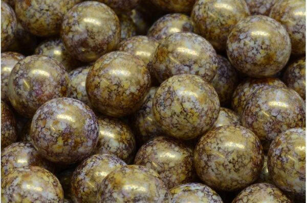 Round Druck Beads 12mm - Image 1