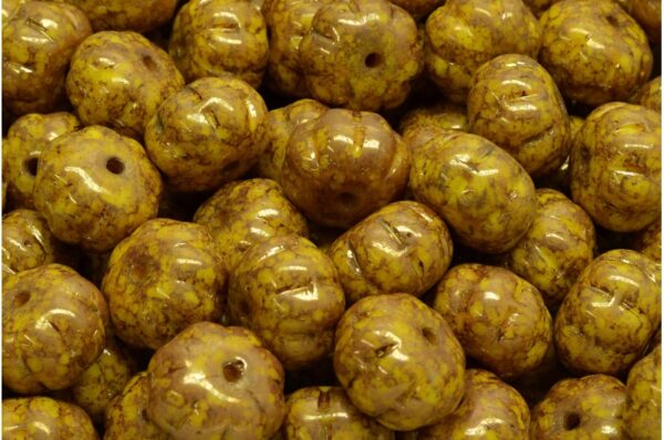 Pumpkin Beads 8x11mm - Image 1