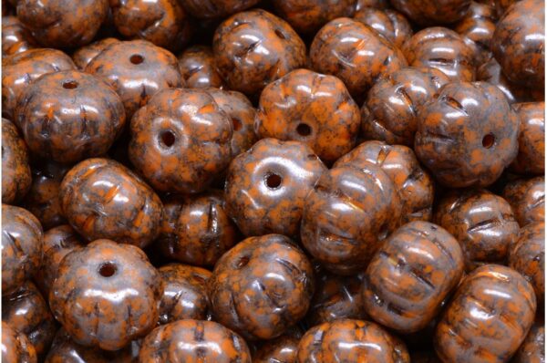 Pumpkin Beads 8x11mm - Image 1
