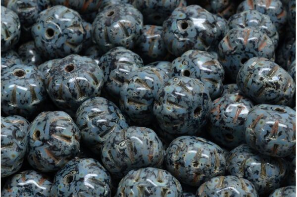 Pumpkin Beads 8x11mm - Image 1