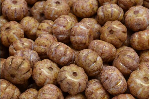 Pumpkin Beads 8x11mm - Image 1