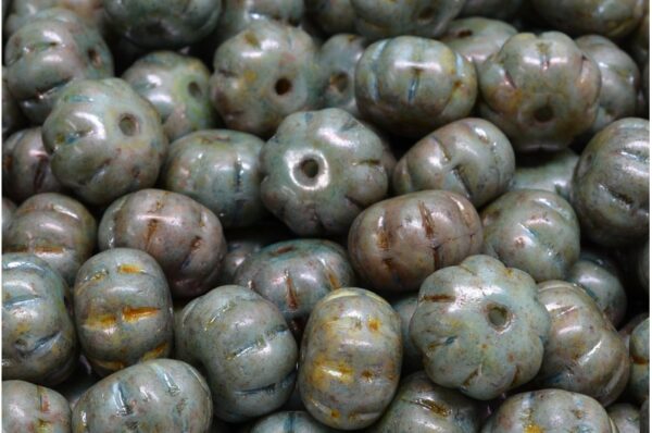 Pumpkin Beads 8x11mm - Image 1