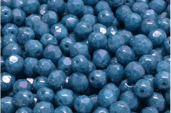 Firepolished Round Beads 6mm - Image 1