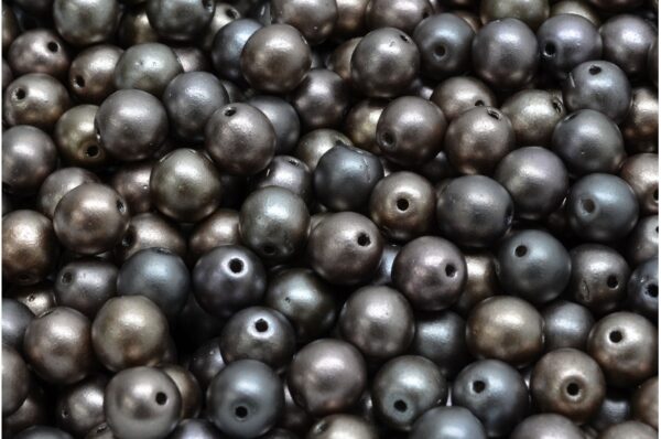 Round Druck Beads 6mm - Image 1