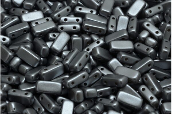2 Hole Brick Beads 4x8mm - Image 1