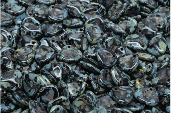 Rose Petal Beads 8x7mm - Image 1