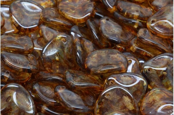 Rose Petal Beads 14x13mm - Image 1