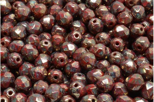 Firepolished Round Beads 6mm - Image 1