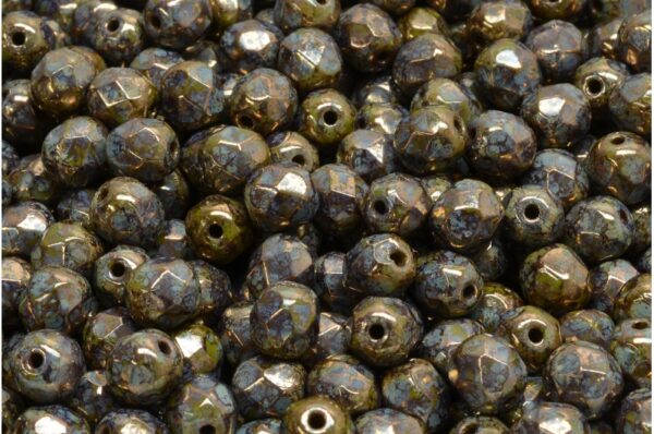 Firepolished Round Beads 6mm - Image 1