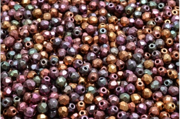 Firepolished Round Beads 3mm - Image 1