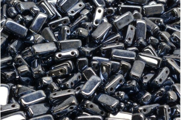 2 Hole Brick Beads 4x8mm - Image 1