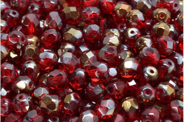 Firepolished Round Beads 6mm - Image 1