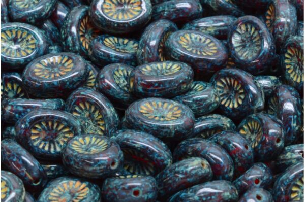 Kiwi Beads 14x10mm - Image 1