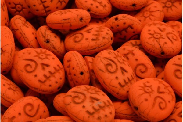 Woodoo Funny Face Beads 16x13mm - Image 1