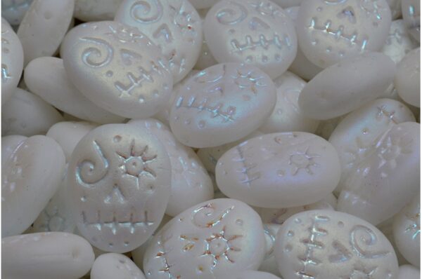 Woodoo Funny Face Beads 16x13mm - Image 1