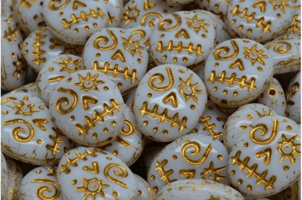 Woodoo Funny Face Beads 16x13mm - Image 1