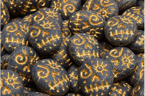 Woodoo Funny Face Beads 16x13mm - Image 1