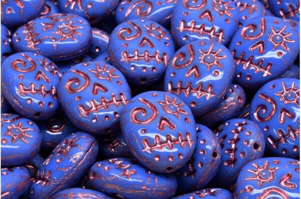 Woodoo Funny Face Beads 16x13mm - Image 1