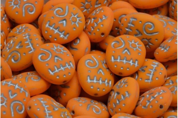 Woodoo Funny Face Beads 16x13mm - Image 1