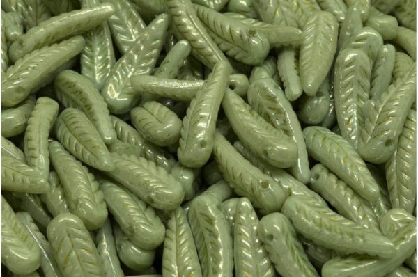 Bird Feather Beads 5x17mm - Image 1