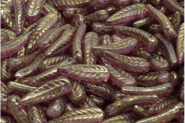 Bird Feather Beads 5x17mm - Image 1