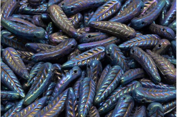 Bird Feather Beads 5x17mm - Image 1