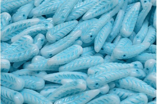 Bird Feather Beads 5x17mm - Image 1