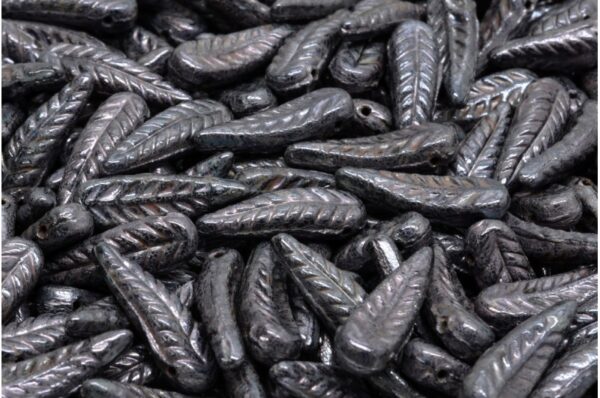 Bird Feather Beads 5x17mm - Image 1