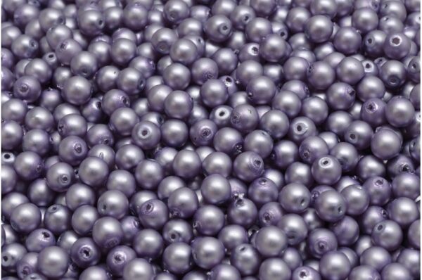 Round Druck Beads 4mm - Image 1