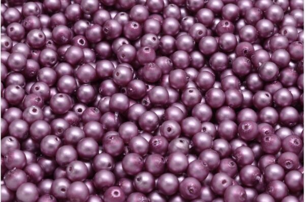 Round Druck Beads 4mm - Image 1