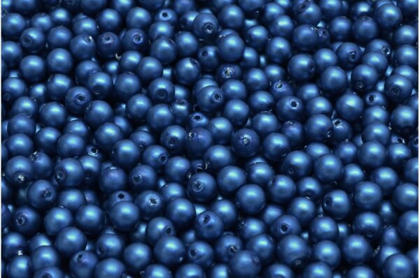 Round Druck Beads 4mm - Image 1