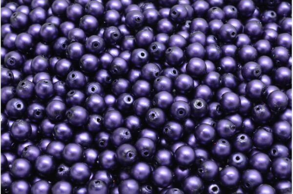 Round Druck Beads 4mm - Image 1
