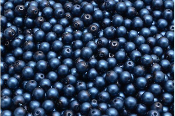 Round Druck Beads 4mm - Image 1