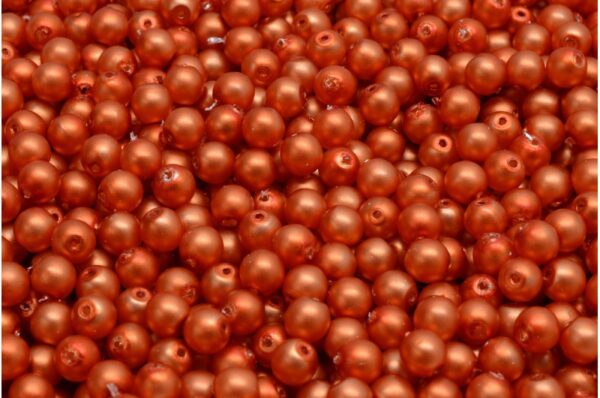 Round Druck Beads 4mm - Image 1