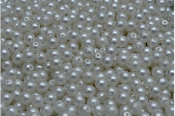 Round Druck Beads 4mm - Image 1