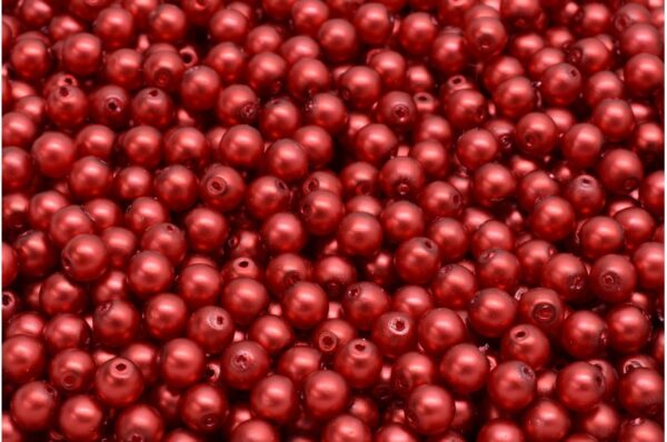 Round Druck Beads 4mm - Image 1