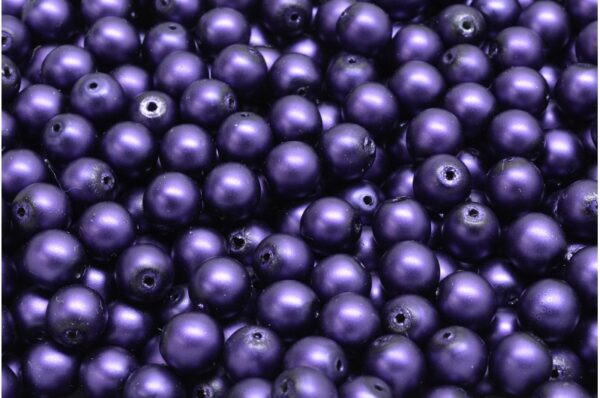 Round Druck Beads 6mm - Image 1