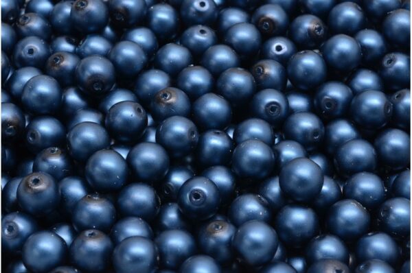 Round Druck Beads 6mm - Image 1