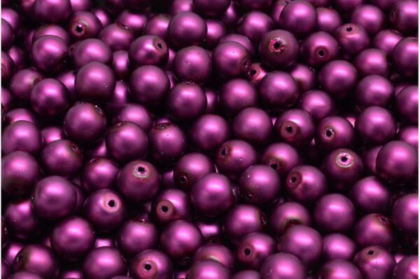 Round Druck Beads 6mm - Image 1