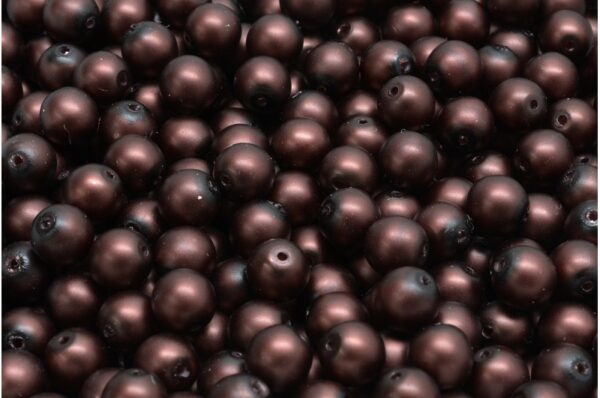 Round Druck Beads 6mm - Image 1