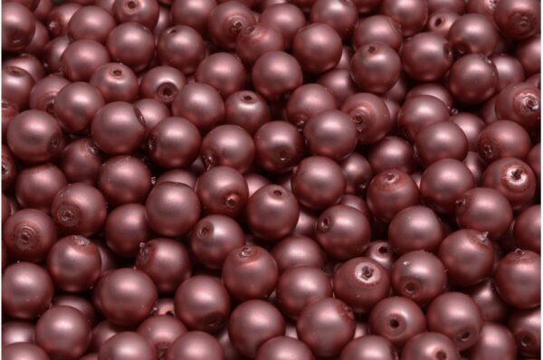 Round Druck Beads 6mm - Image 1