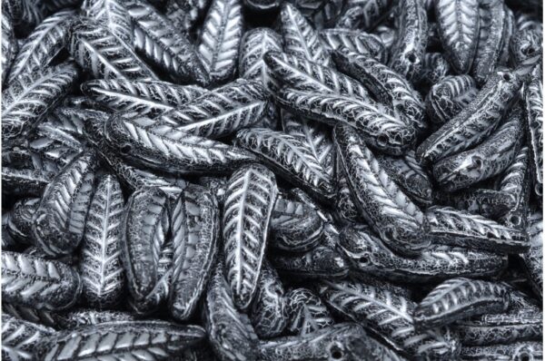 Bird Feather Beads 5x17mm - Image 1