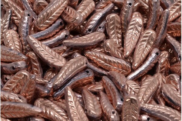 Bird Feather Beads 5x17mm - Image 1