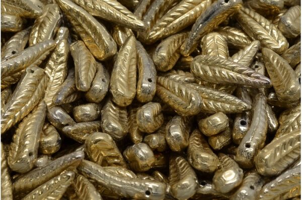 Bird Feather Beads 5x17mm - Image 1